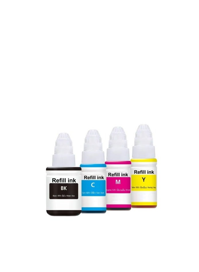 Terabyte Ink Compatible for Canon PIXMA G1000 G1010 G1100 G2000 G2002 G2010 G2012 G2100 G3000 G3010 G3012 G3100 G4000 G4010 Printers(Bk/C/M/Y) Bottle Set - Image 2